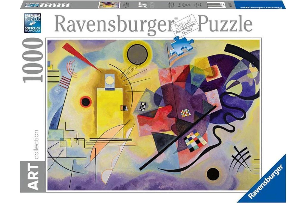 Art Collection - Kandinszkij: Sárga, vörös, kék Ravensburger 1000 darabos kirakó puzzle (RA - 12000023) - puzzlegarden