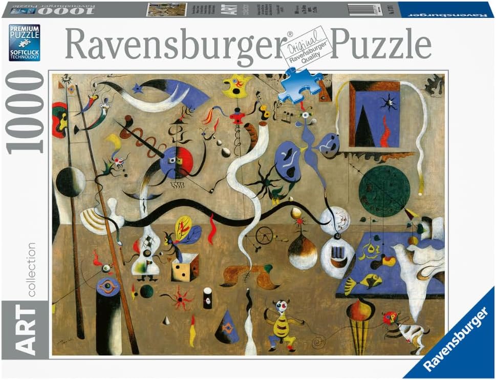 Art Collection - Miró - A Bohóc Karneválja Ravensburger 1000 darabos kirakó puzzle (RA - 17178) - puzzlegarden
