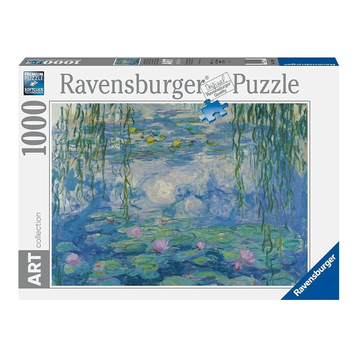 Art Collection – Monet – Tavirózsák 1916–19 Ravensburger 1000 darabos kirakó puzzle (RA - 12000194) - puzzlegarden