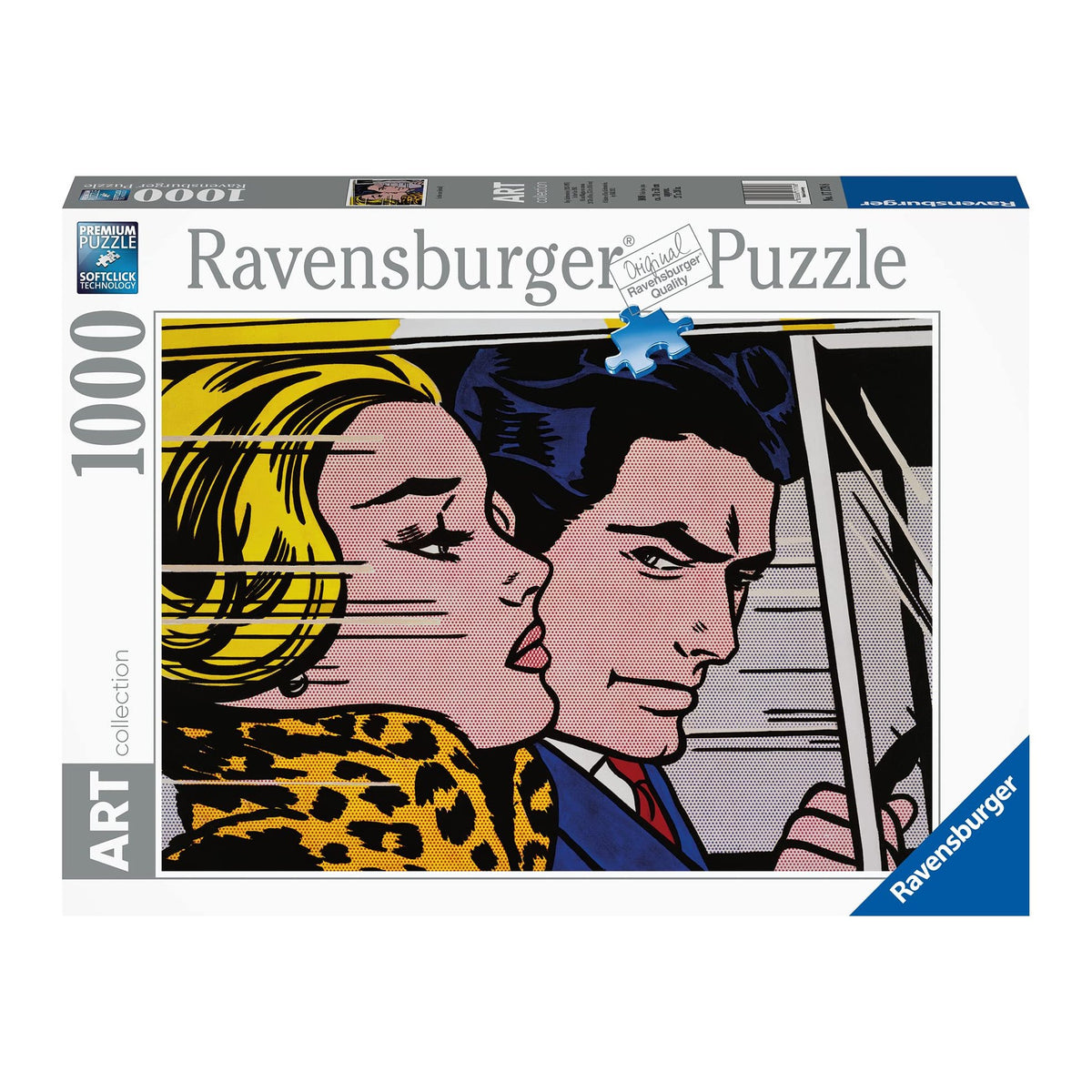 Art Collection - Roy Lichtenstein - Az autóban Ravensburger 1000 darabos kirakó puzzle (RA - 12000192) - puzzlegarden