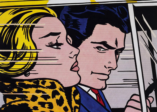 Art Collection - Roy Lichtenstein - Az autóban Ravensburger 1000 darabos kirakó puzzle (RA - 12000192) - puzzlegarden