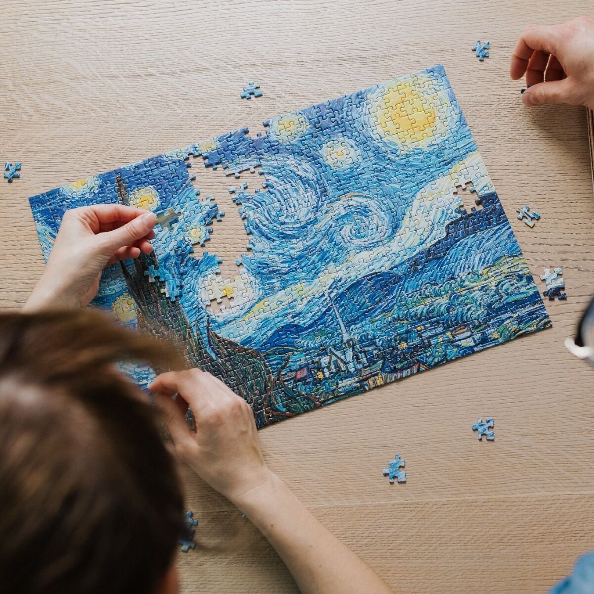 ArtFrame - Van Gogh - Csillagos Éj - keretes kirakó Trefl 500 darabos kirakó puzzle (TR - 37544) - puzzlegarden