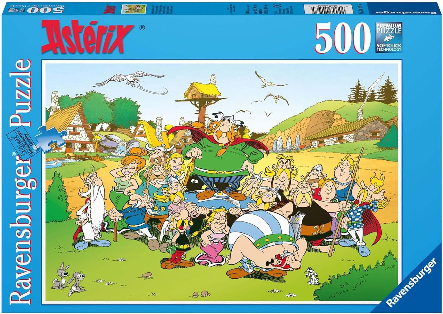 Asterix: A falu Ravensburger 500 darabos kirakó puzzle (RA - 14197) - puzzlegarden