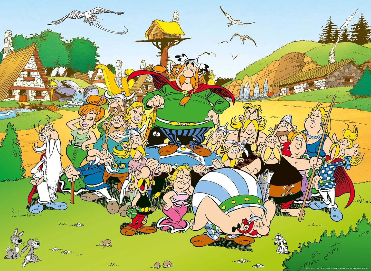 Asterix: A falu Ravensburger 500 darabos kirakó puzzle (RA - 14197) - puzzlegarden