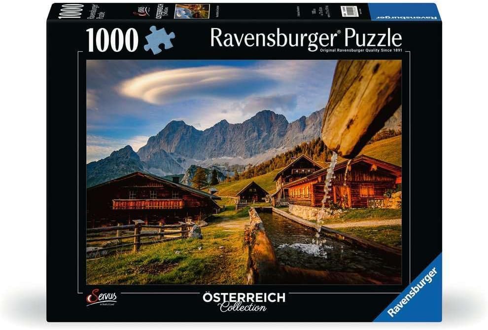 Ausztria Kollekció – Neustattalm, Dachstein Ravensburger 1000 darabos kirakó puzzle (RA - 12000595 4005555005957) - puzzlegarden