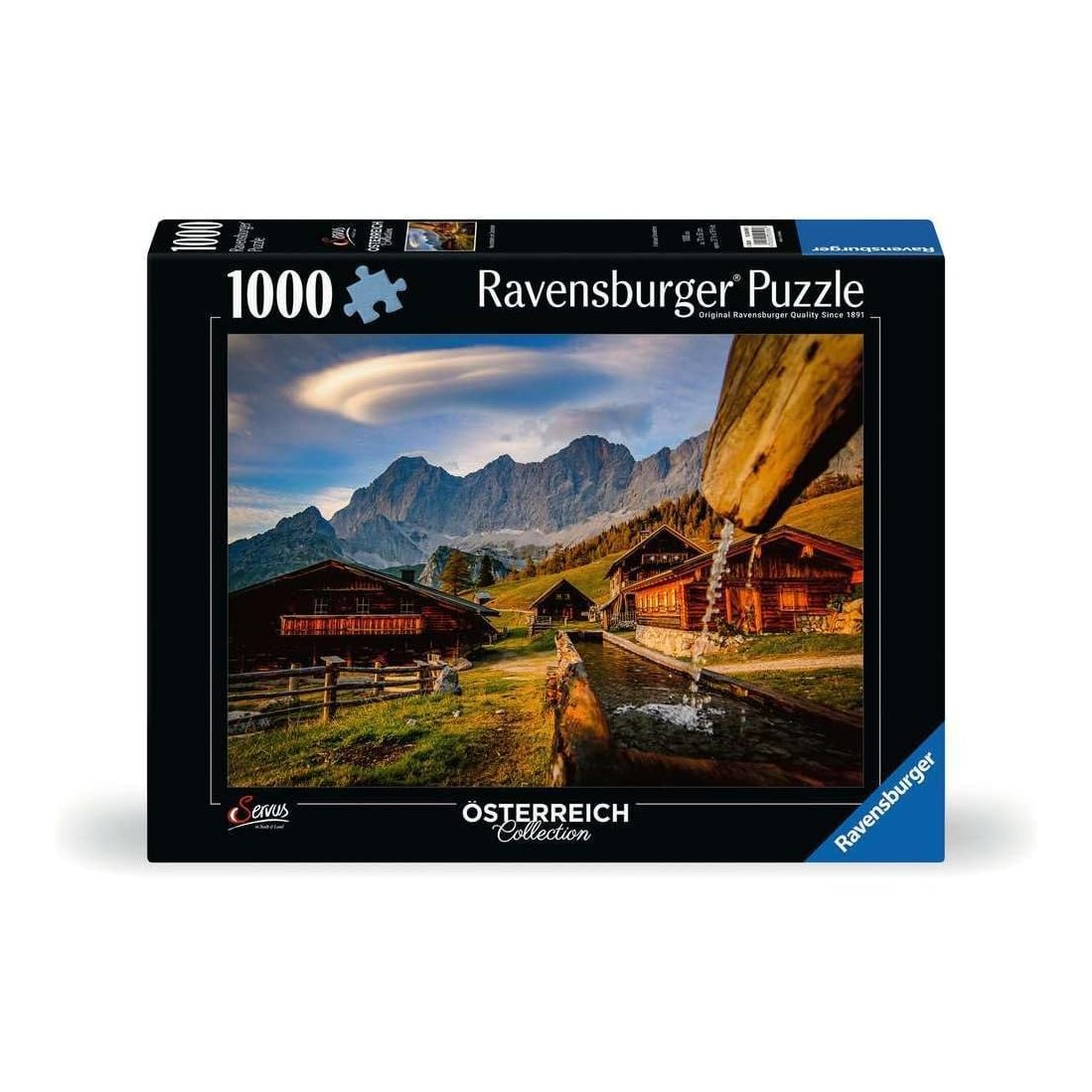Ausztria Kollekció – Neustattalm, Dachstein Ravensburger 1000 darabos kirakó puzzle (RA - 12000595) - puzzlegarden