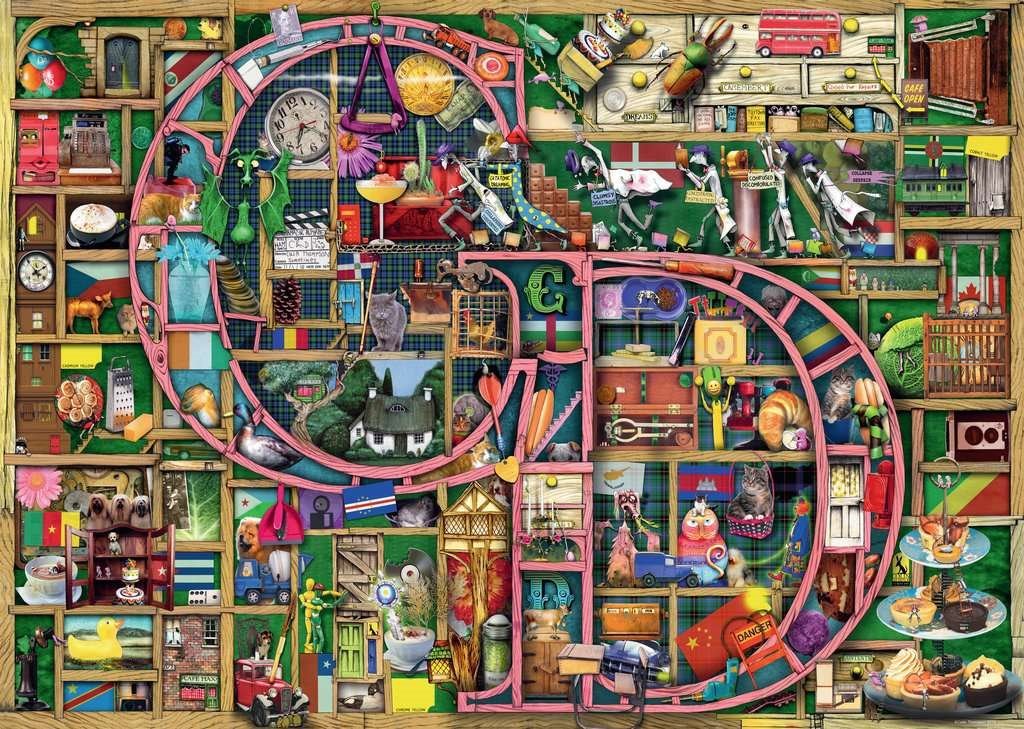 Awesome Alphabet C & D Ravensburger 1000 darabos kirakó puzzle (RA - 15183) - puzzlegarden