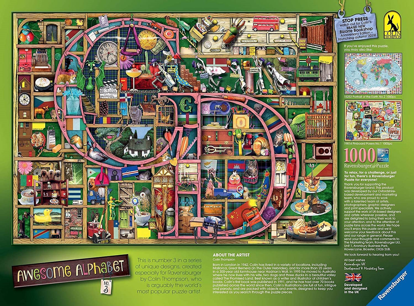 Awesome Alphabet C & D Ravensburger 1000 darabos kirakó puzzle (RA - 15183) - puzzlegarden
