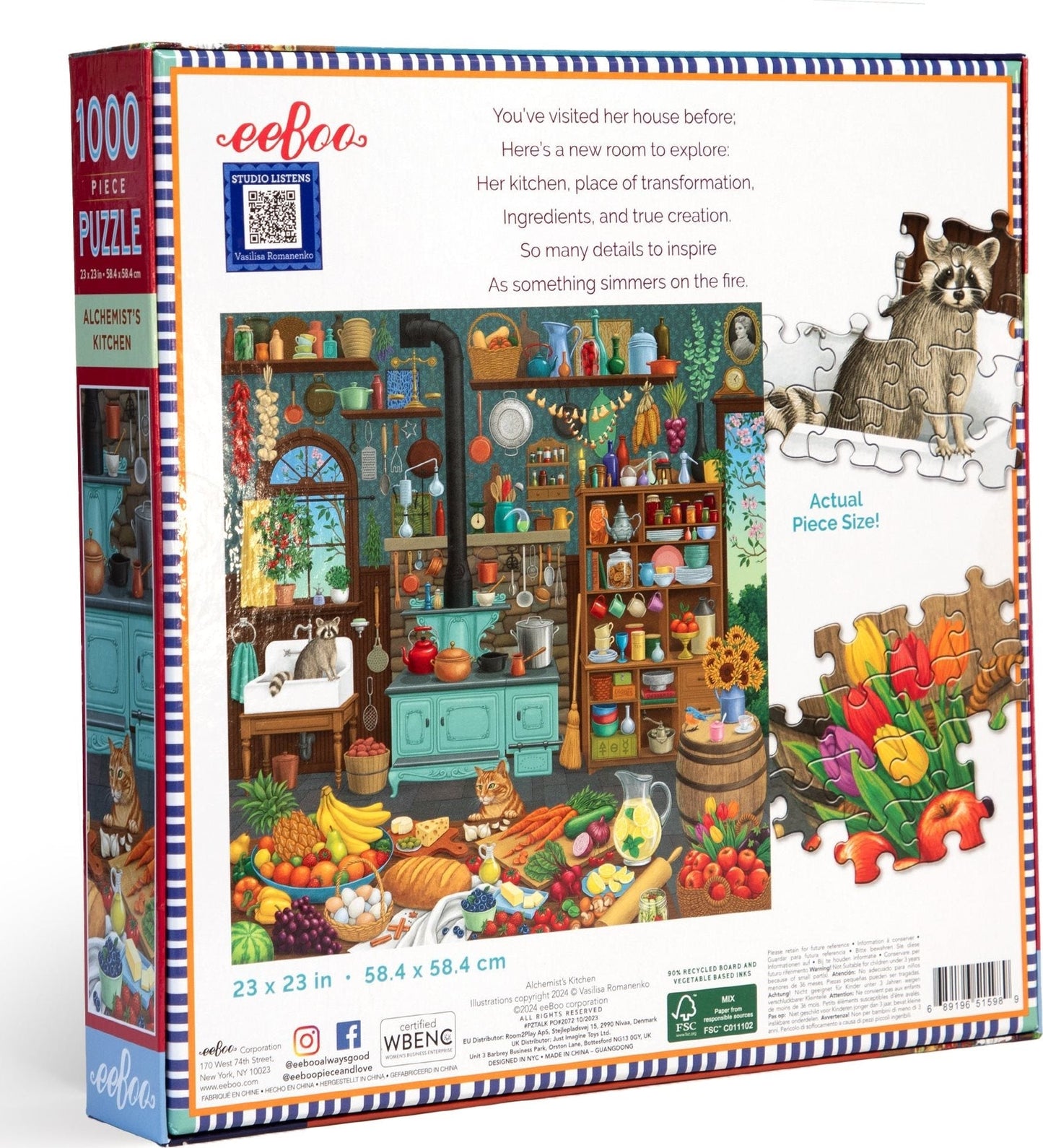 Az Alkimista Konyhája Eeboo 1000 darabos kirakó puzzle (EB - PZTALK) - puzzlegarden