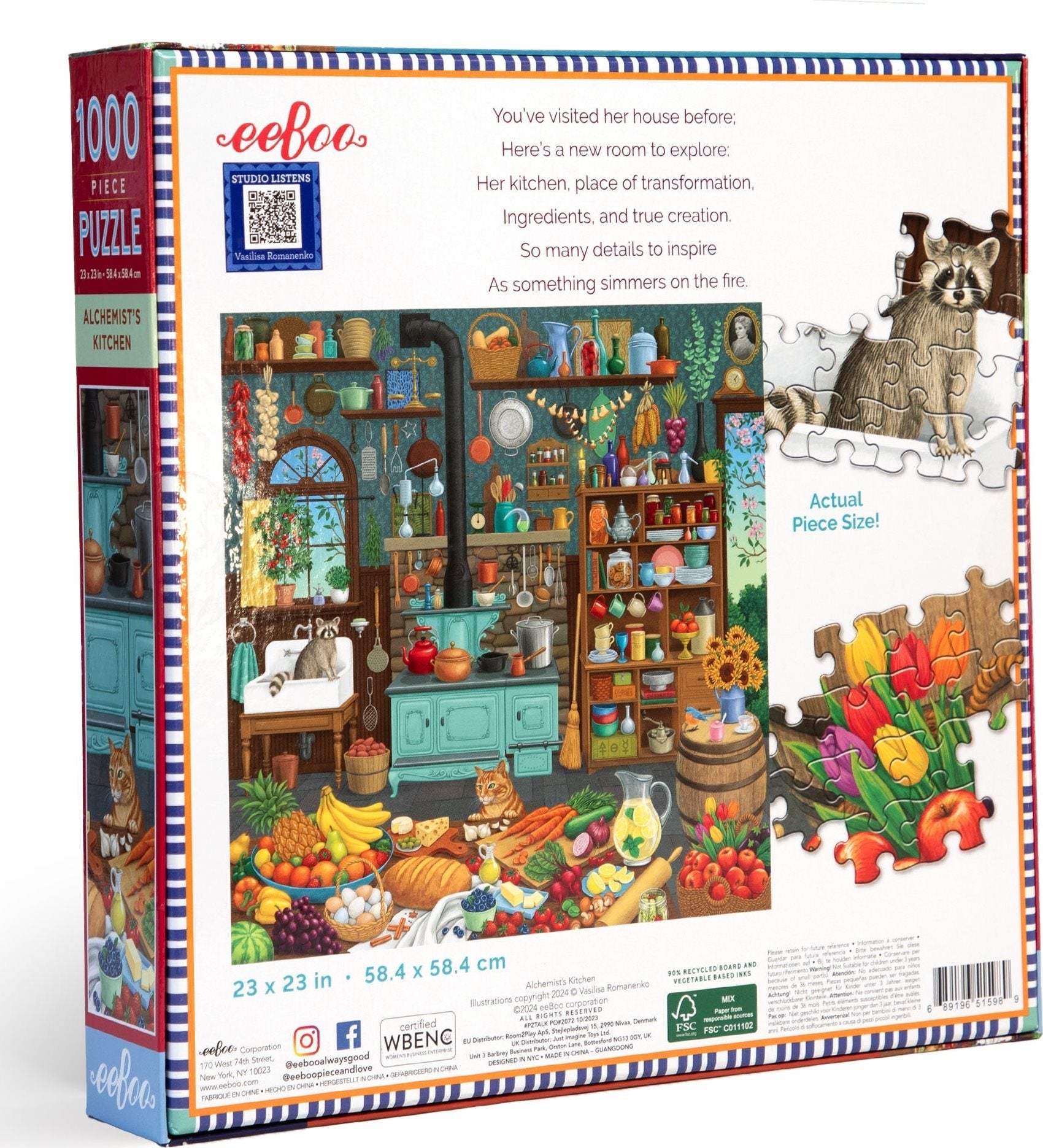 Az Alkimista Konyhája Eeboo 1000 darabos kirakó puzzle (EB - PZTALK) - puzzlegarden