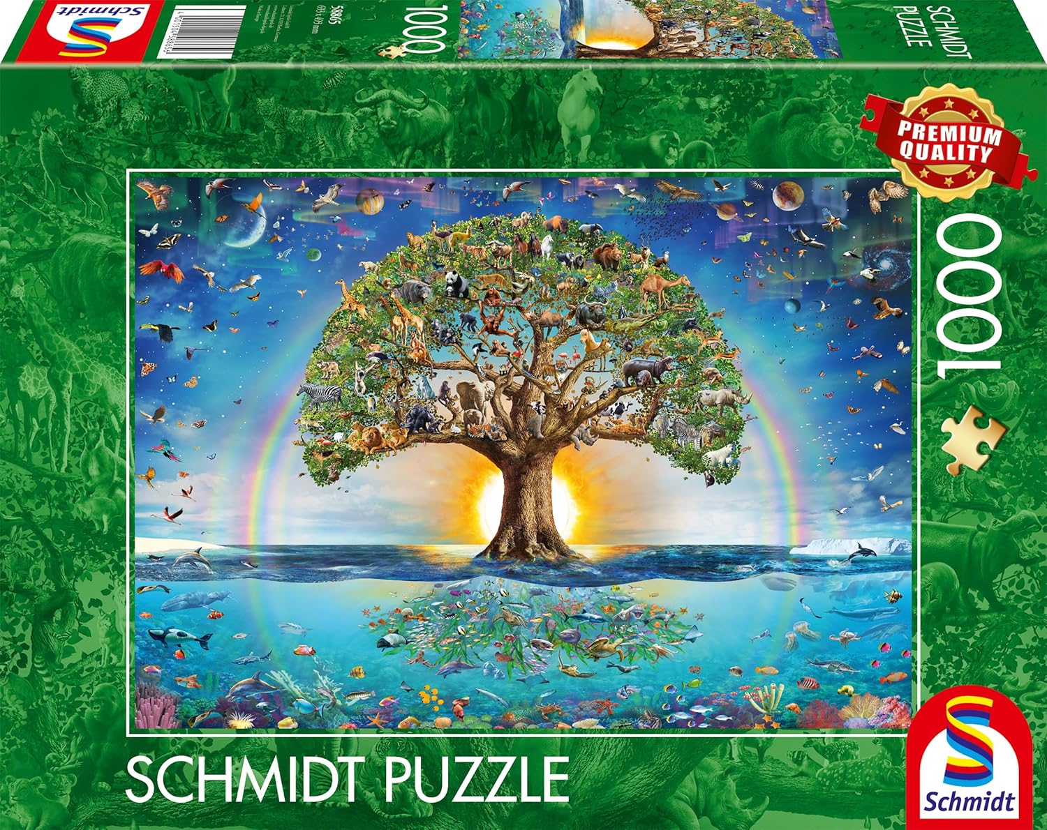 Az Élet varázslatos fája Schmidt Spiele 1000 darabos kirakó puzzle (SCH - 58865) - puzzlegarden