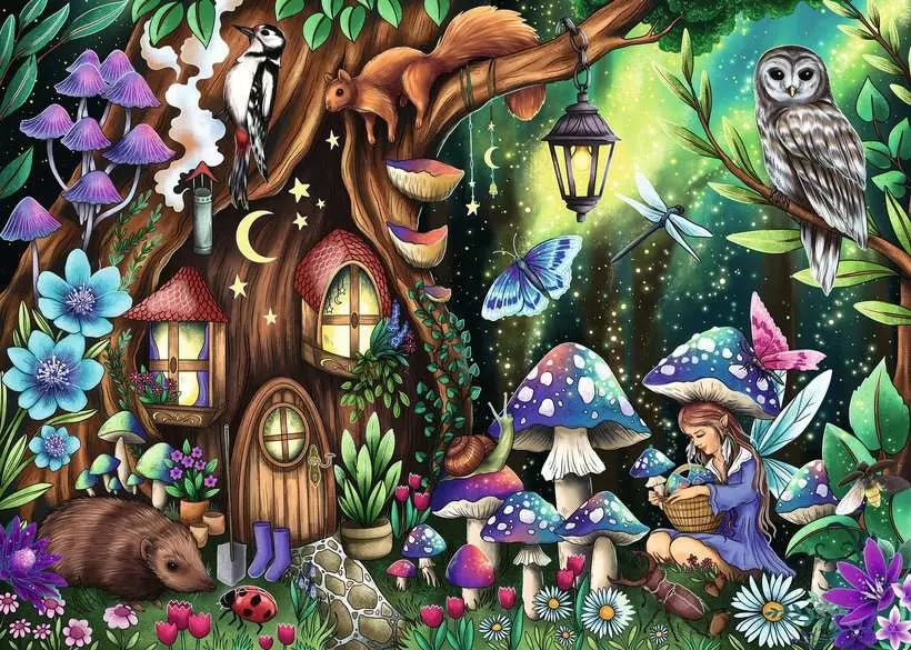 Az elvarázsolt erdőben Ravensburger 1000 darabos kirakó puzzle (RA - 12000786) - puzzlegarden
