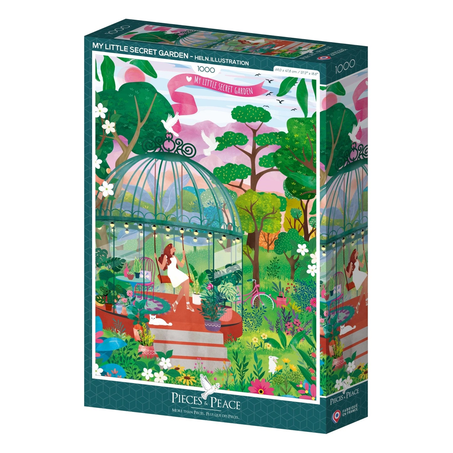 Az én kis titkos kertem Pieces & Peace 1000 darabos kirakó puzzle (PaP-00200) - puzzlegarden