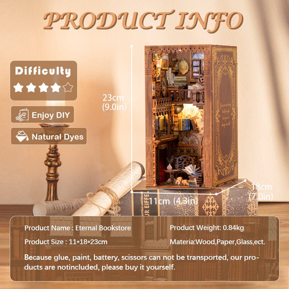 Az Időtlen Könyvesbolt CuteBee 172 darabos kirakó puzzle (CB - YS05B) - puzzlegarden