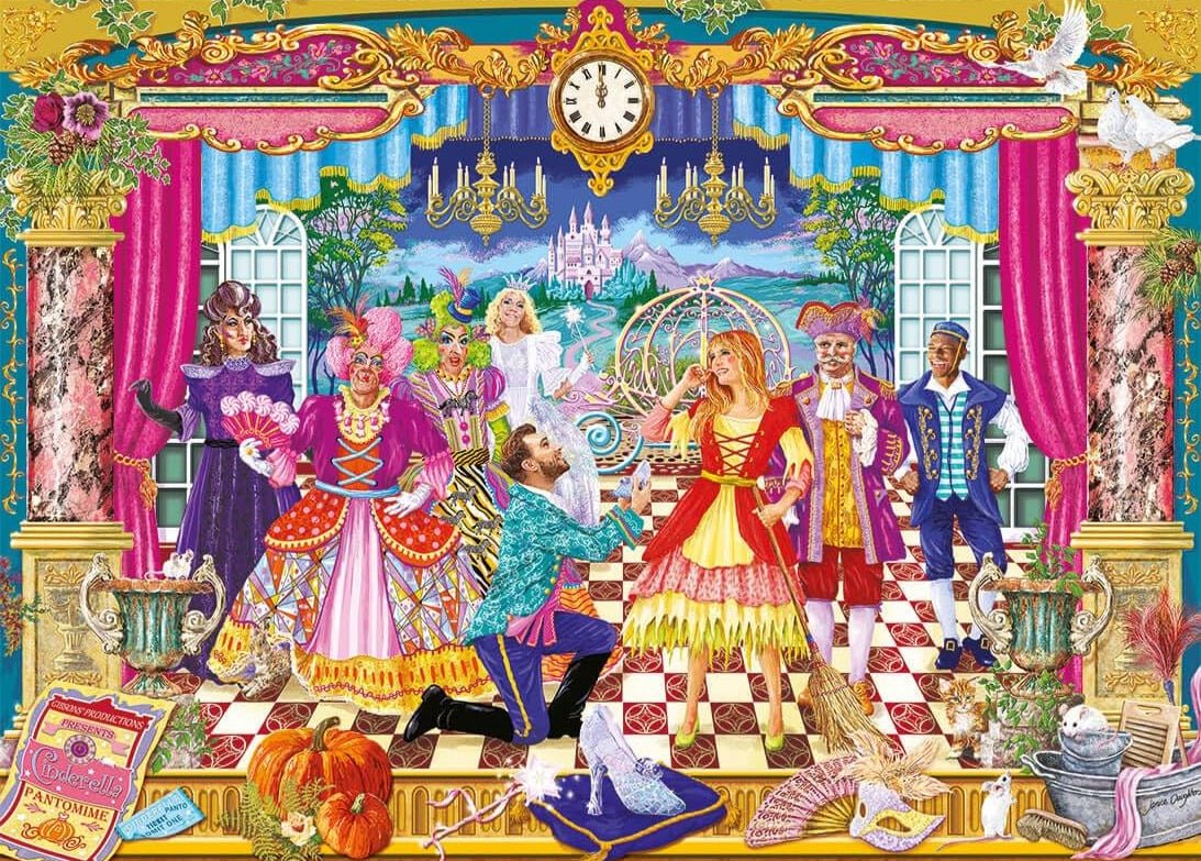 Az üvegcipellő Gibsons 1000 darabos kirakó puzzle (G - G6445) - puzzlegarden