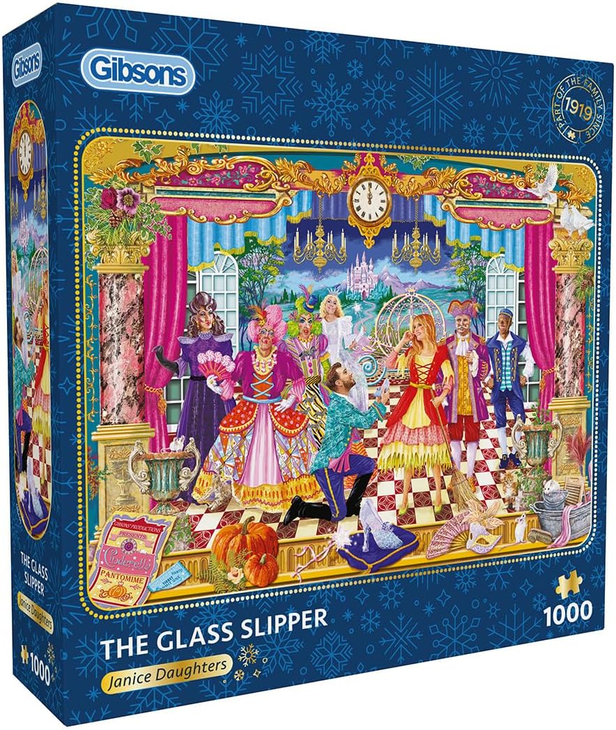 Az üvegcipellő Gibsons 1000 darabos kirakó puzzle (G - G6445) - puzzlegarden