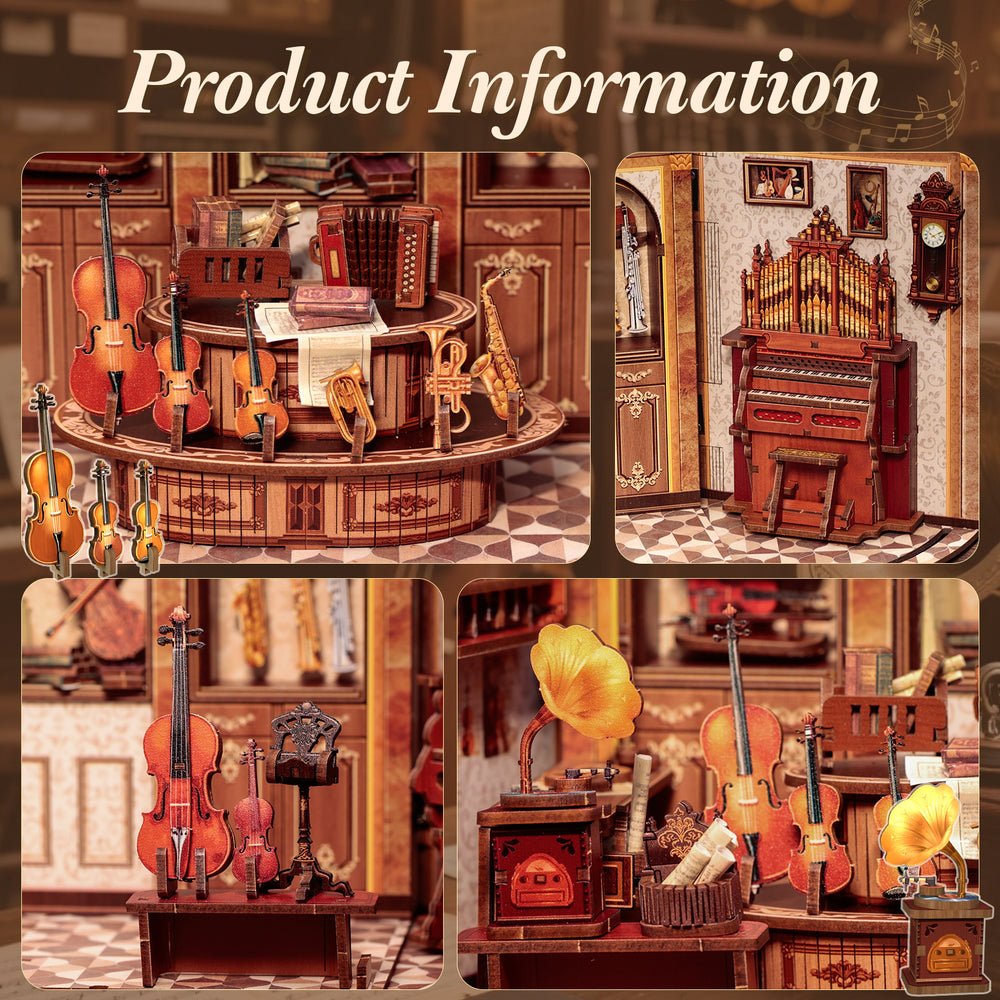 Bach Zeneműbolt CuteBee 285 darabos kirakó puzzle (CB - CWGB404) - puzzlegarden