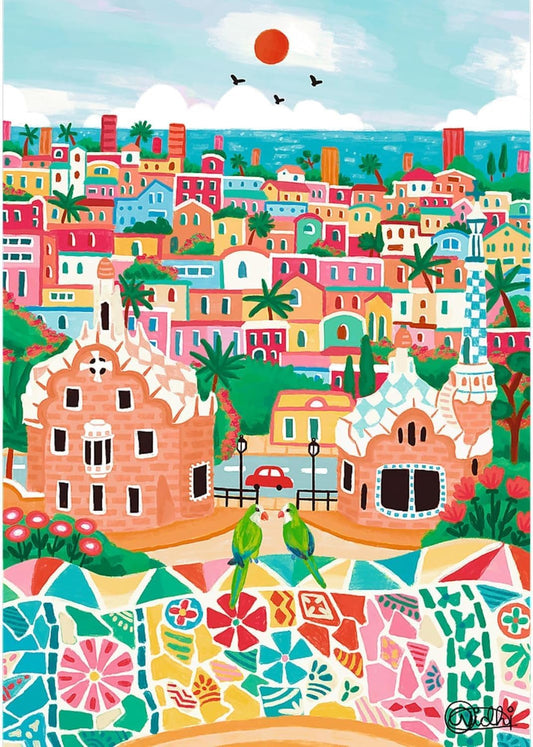 Barcelona, Spanyolország Trefl 1000 darabos kirakó puzzle (TR-10894) - puzzlegarden