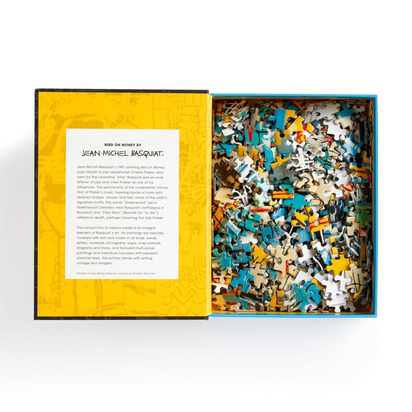 Basquiat - Madár a pénzen - díszdobozban! Galison 500 darabos kirakó puzzle (GA - 9780735379251) - puzzlegarden