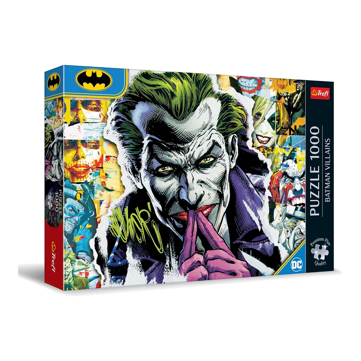 Batman Gonosztevők - A Joker Trefl 1000 darabos kirakó puzzle (TR-10836) - puzzlegarden
