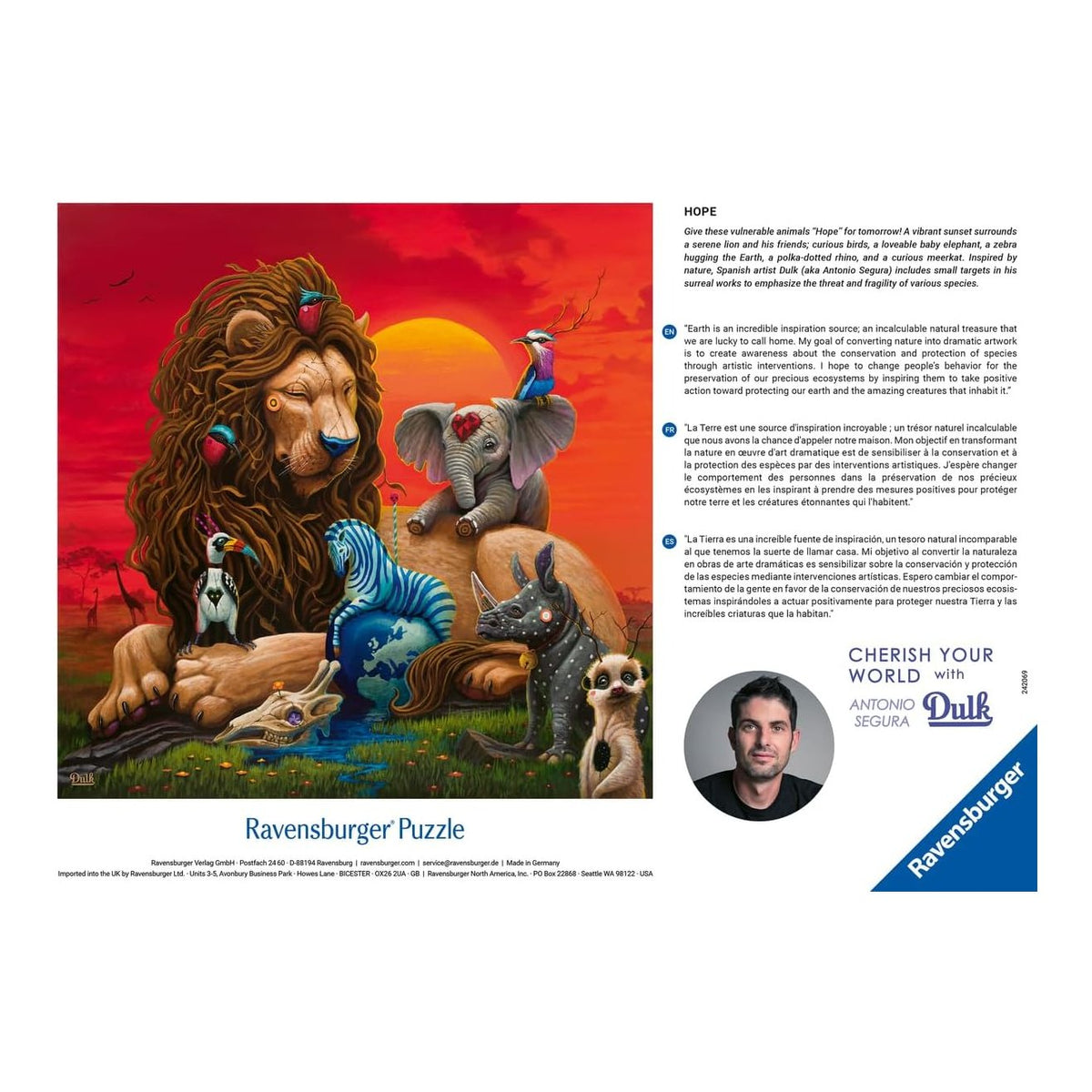 Becsüld meg a világod – Remény Ravensburger 500 darabos kirakó puzzle (RA - 12001470) - puzzlegarden