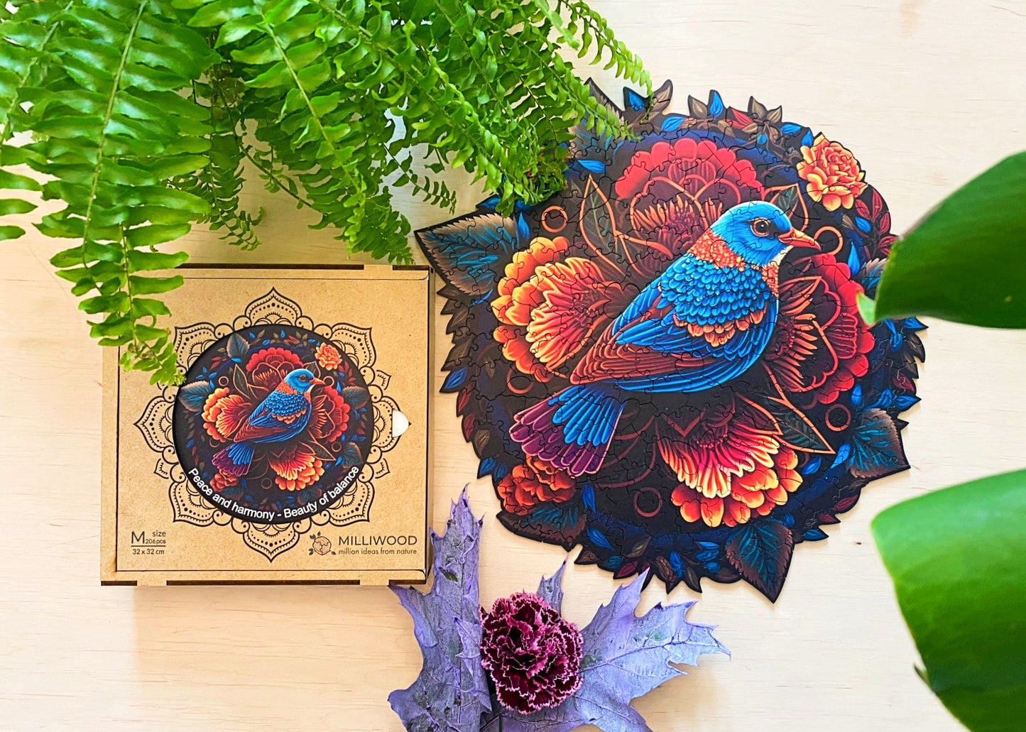 Béke és harmónia – Az egyensúly szépsége Milliwood 206 darabos kirakó puzzle (MW - 5061) - puzzlegarden
