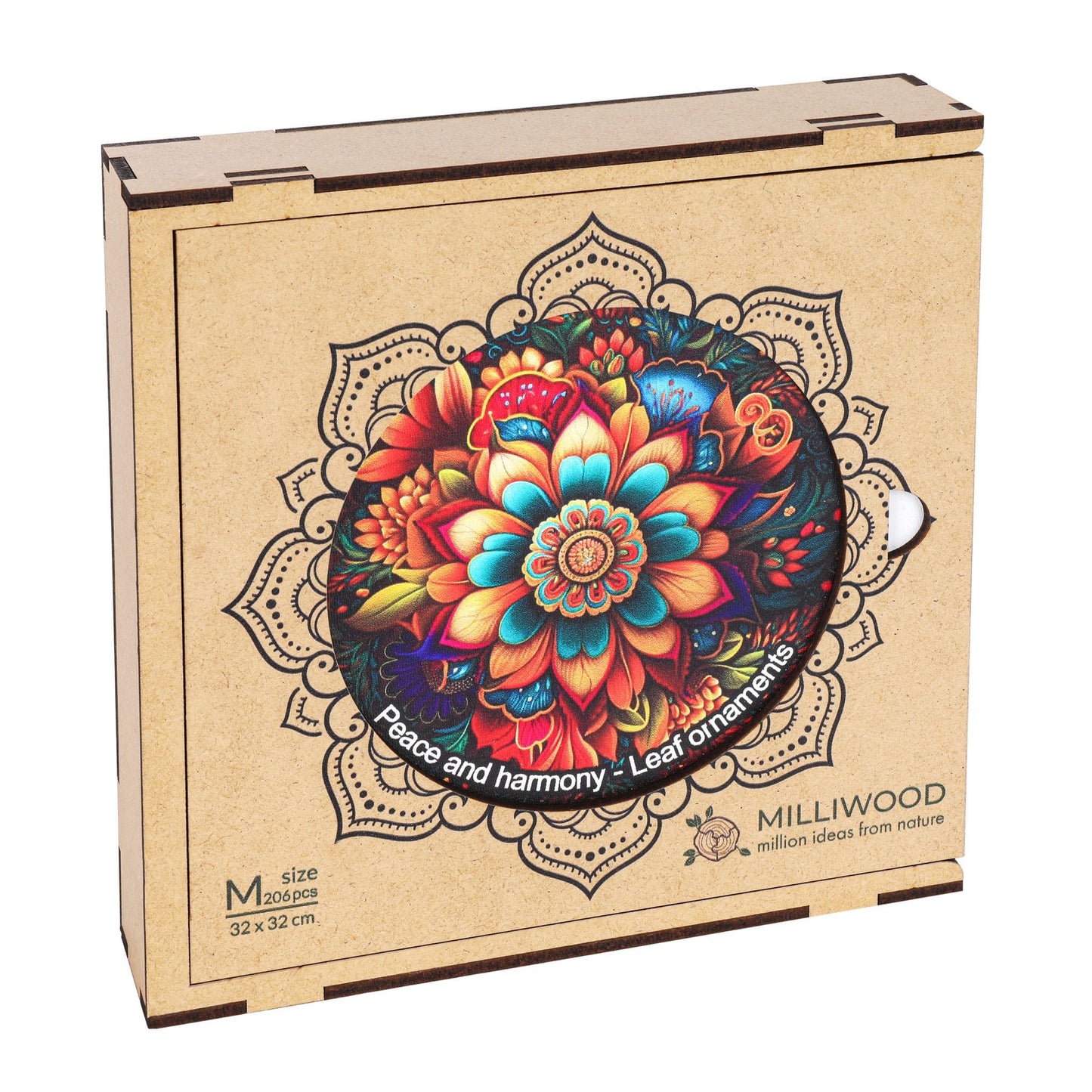 Béke és harmónia – Levéldíszek Milliwood 206 darabos kirakó puzzle (MW - 5063) - puzzlegarden