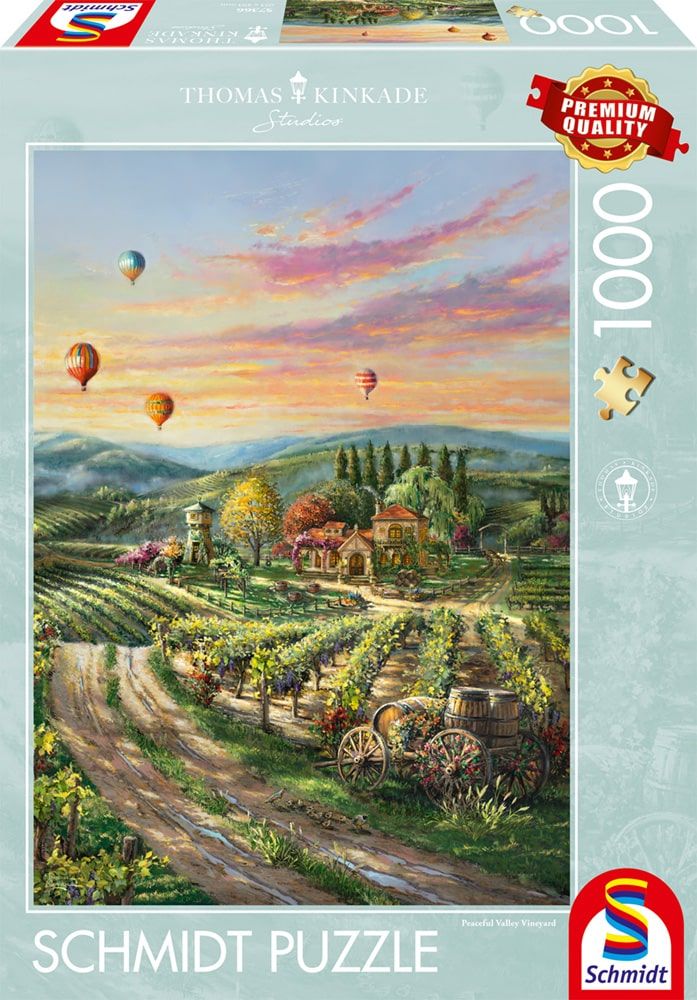 Békés Szőlőhegy Schmidt Spiele 1000 darabos kirakó puzzle (SCH - 57366) - puzzlegarden