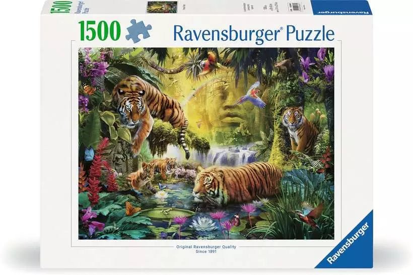 Békés Tigrisek Ravensburger 1500 darabos kirakó puzzle (RA-12000696) - puzzlegarden
