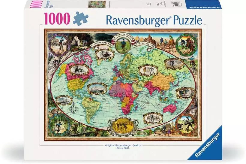 Biciklivel a Világ Körül Ravensburger 1000 darabos kirakó puzzle (RA-12000569) - puzzlegarden