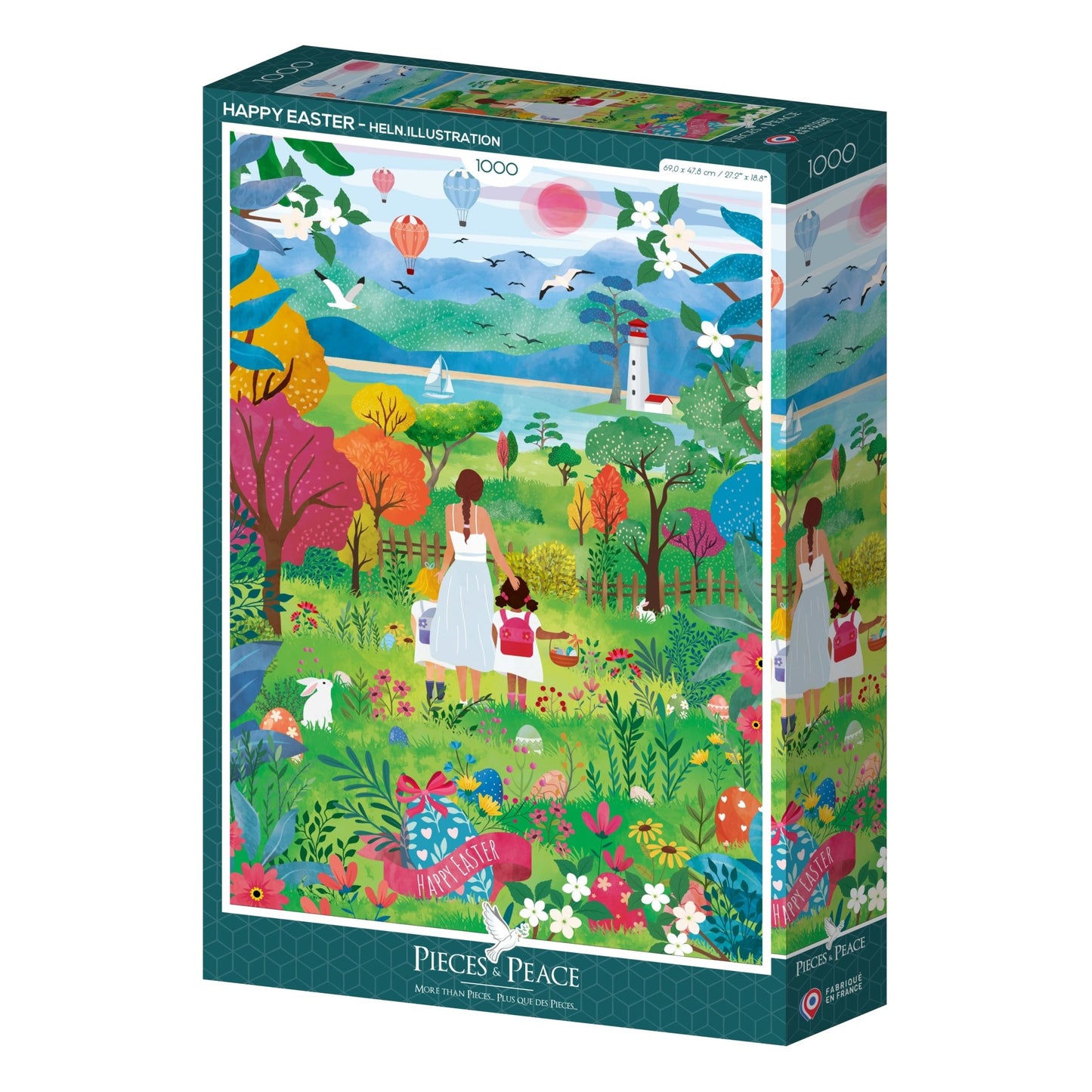 Boldog húsvét! Pieces & Peace 1000 darabos kirakó puzzle (PaP-00201) - puzzlegarden