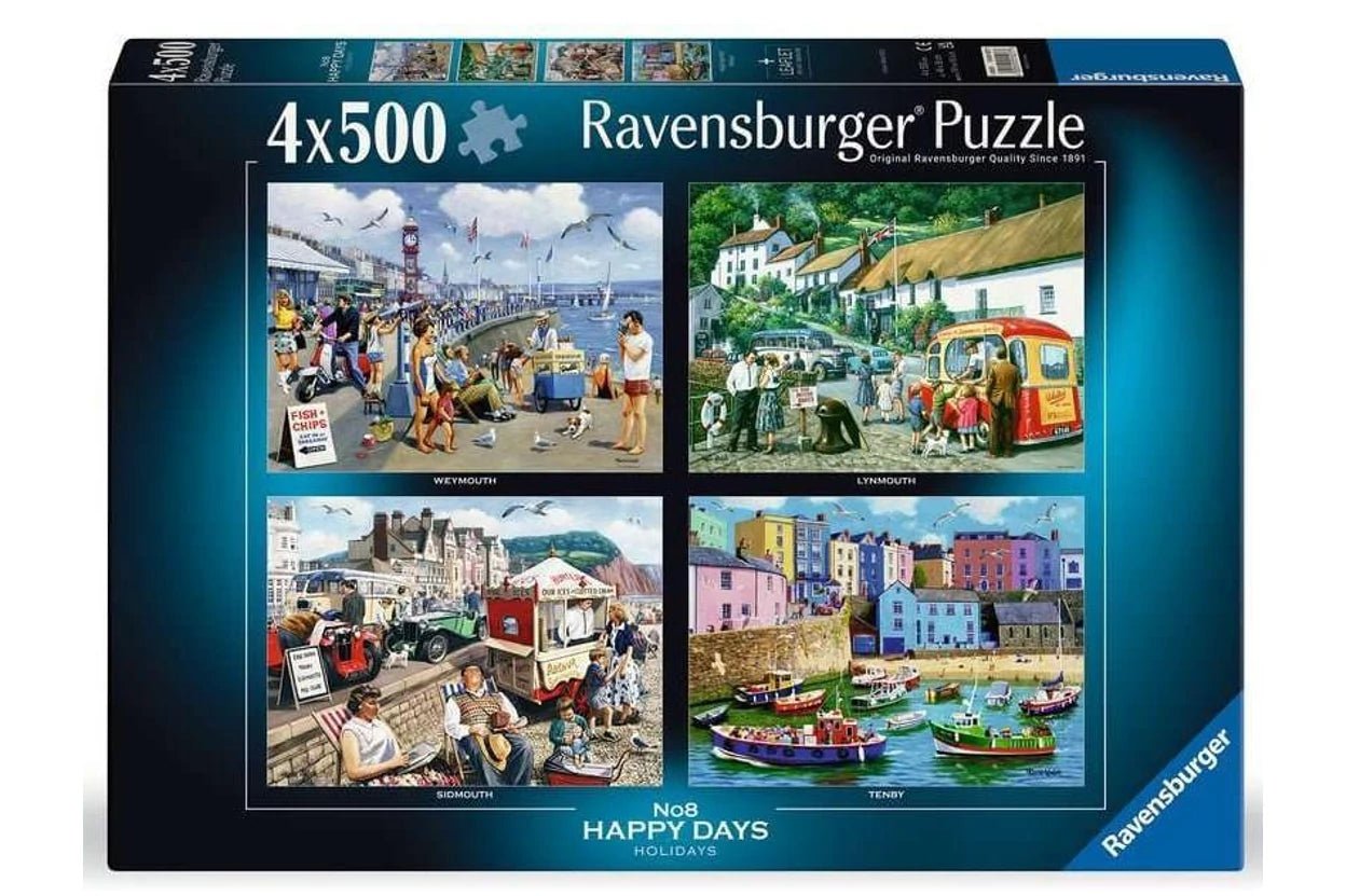 Boldog idők No. 8 – Vakáció - 4x500 Ravensburger 500 darabos kirakó puzzle (RA - 12001527) - puzzlegarden