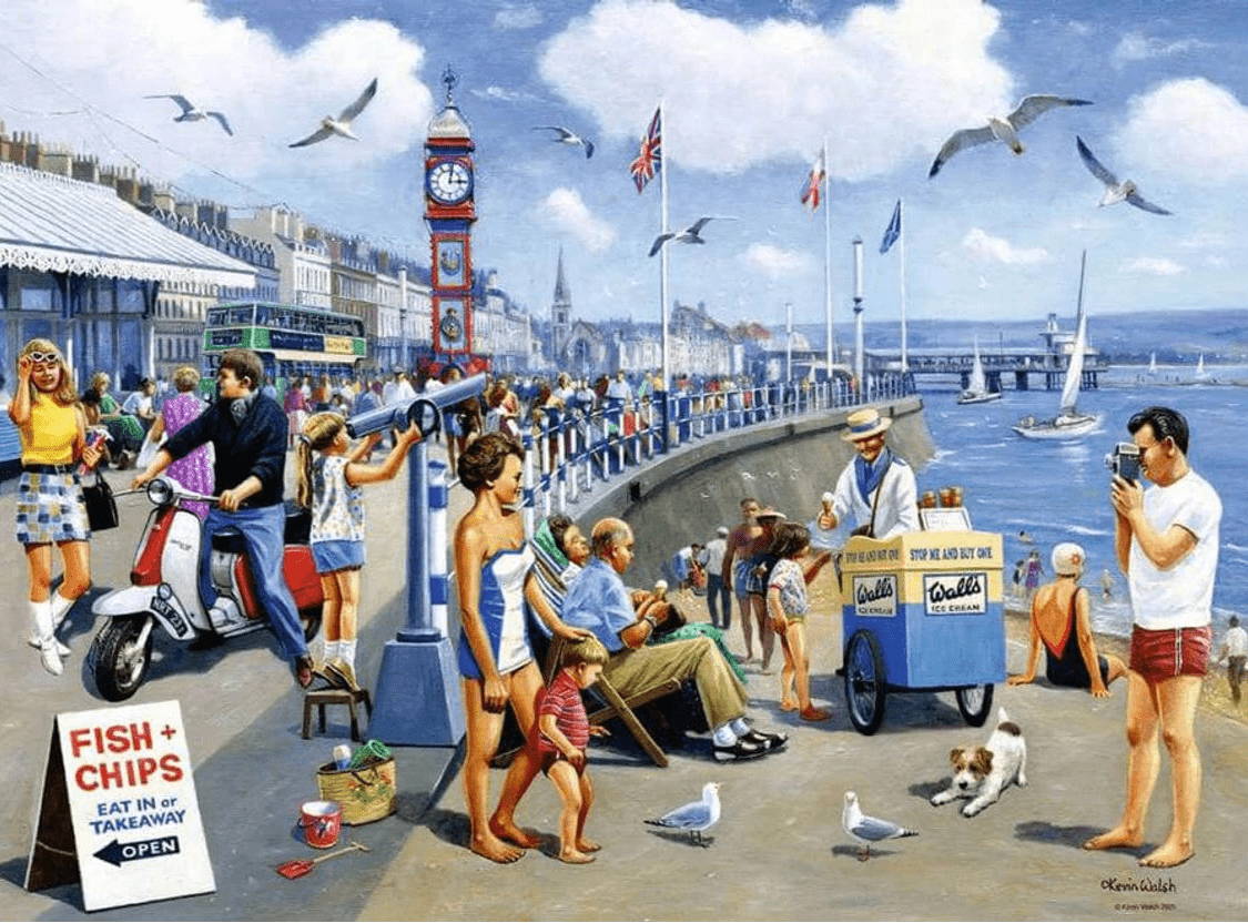 Boldog idők No. 8 – Vakáció - 4x500 Ravensburger 500 darabos kirakó puzzle (RA - 12001527) - puzzlegarden