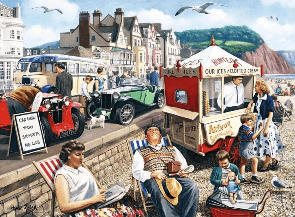 Boldog idők No. 8 – Vakáció - 4x500 Ravensburger 500 darabos kirakó puzzle (RA - 12001527) - puzzlegarden