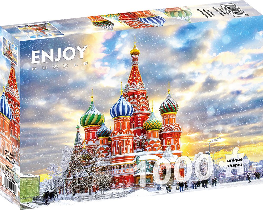 Boldog Vazul - székesegyház, Moszkva Enjoy 1000 darabos kirakó puzzle (EN - 1248) - puzzlegarden