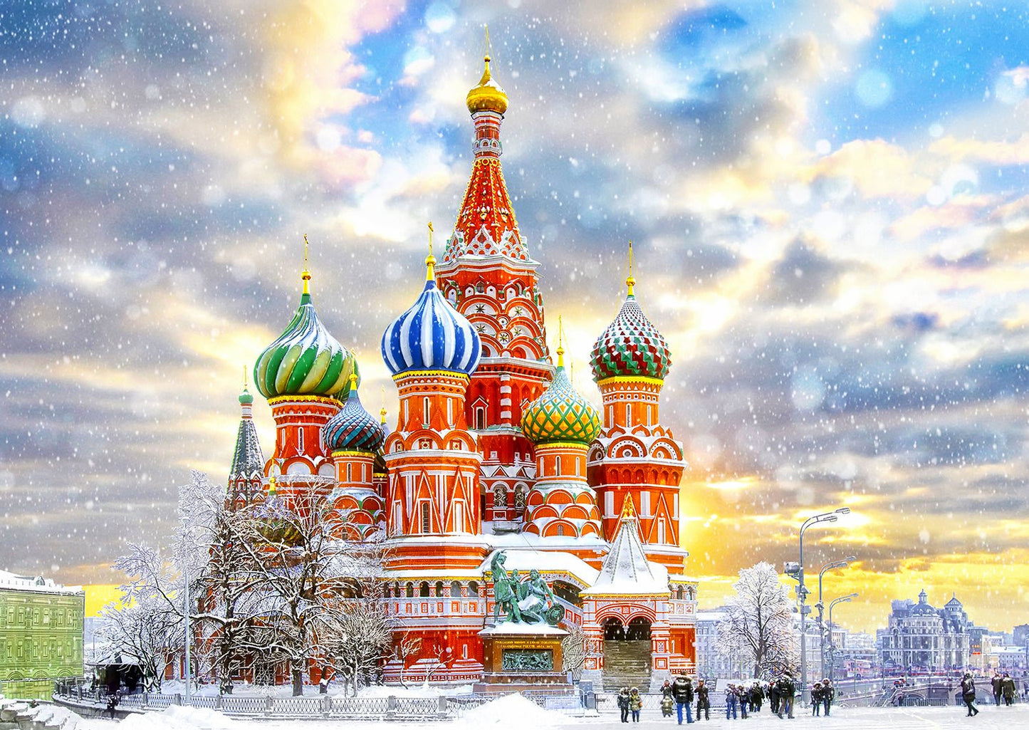 Boldog Vazul - székesegyház, Moszkva Enjoy 1000 darabos kirakó puzzle (EN - 1248) - puzzlegarden