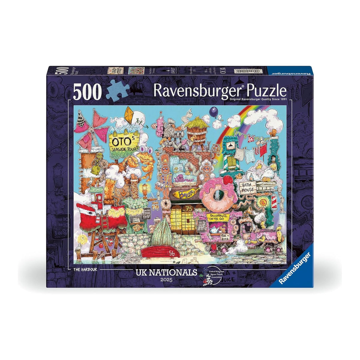 Bolondos utca No. 1 – A kikötő Ravensburger 500 darabos kirakó puzzle (RA-12001519) - puzzlegarden
