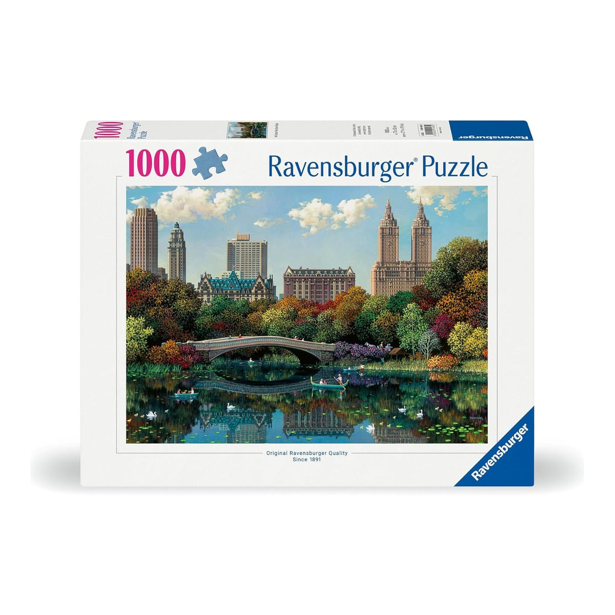 Bow Bridge, Central Park, New York Ravensburger 1000 darabos kirakó puzzle (RA - 12001485) - puzzlegarden