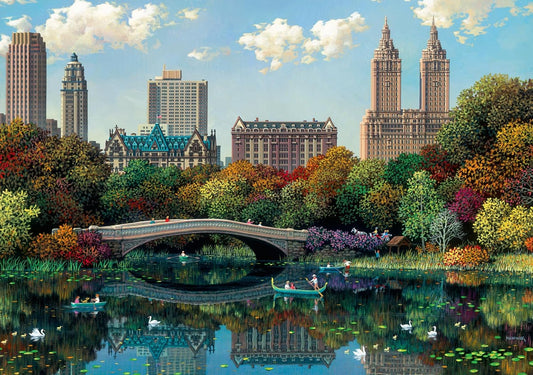 Bow Bridge, Central Park, New York Ravensburger 1000 darabos kirakó puzzle (RA - 12001485) - puzzlegarden