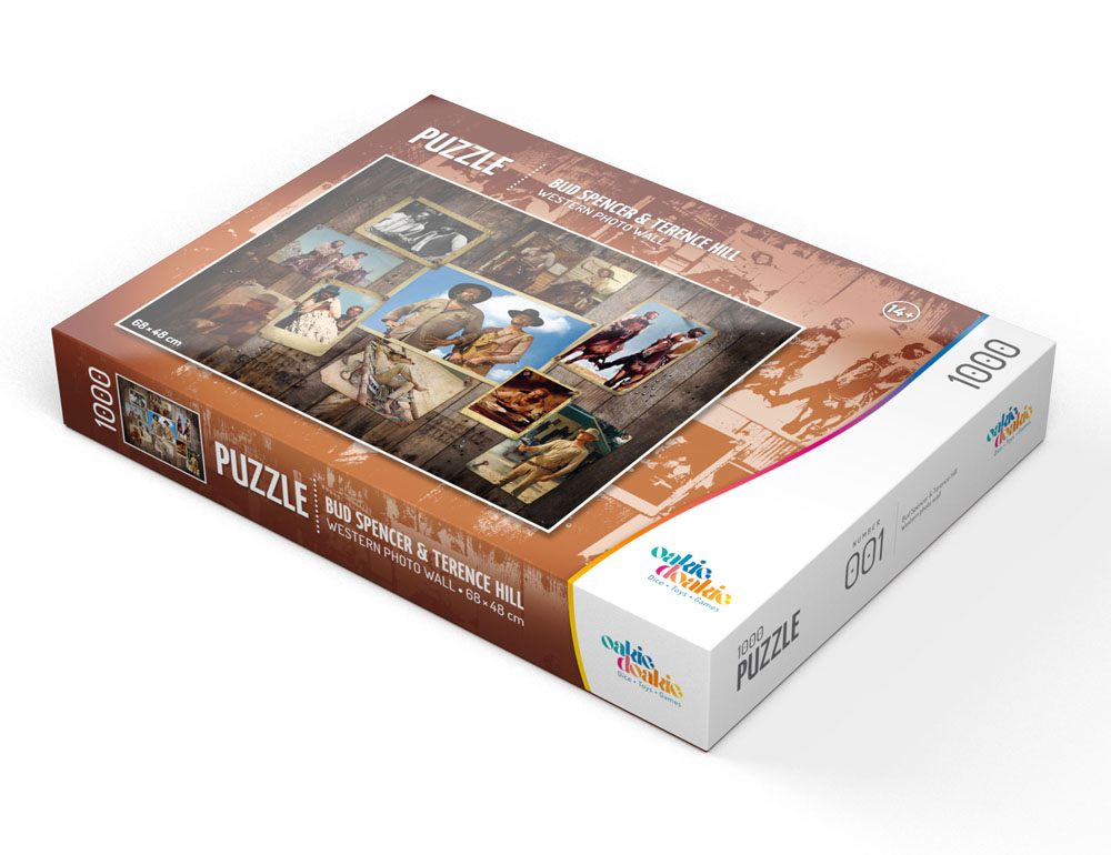 Bud Spencer & Terence Hill - Western filmek kollázs Oakie Doakie Games 1000 darabos kirakó puzzle (ODG - 010001) - puzzlegarden