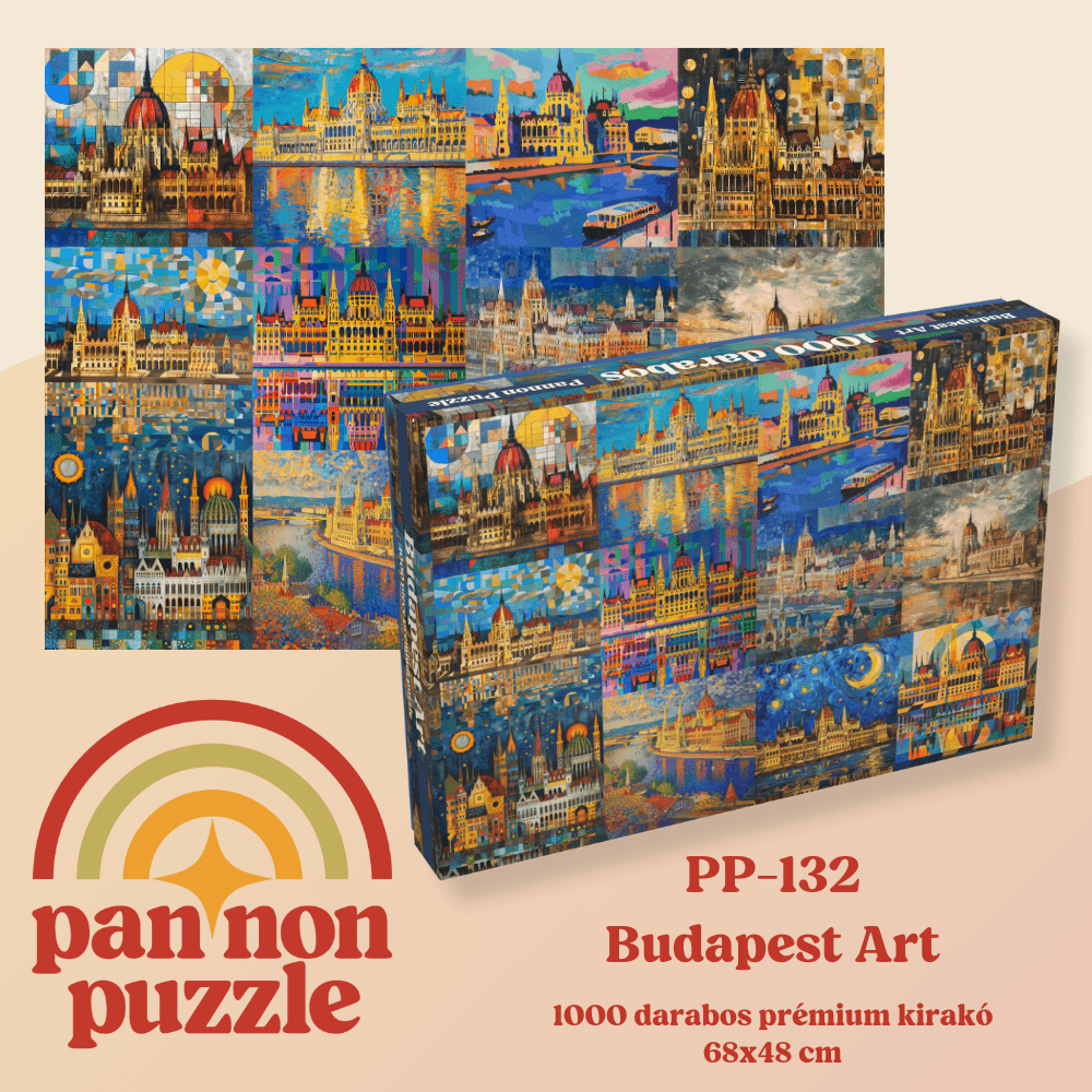 Budapest Art Pannon Puzzle 1000 darabos kirakó puzzle (PP - 132) - puzzlegarden