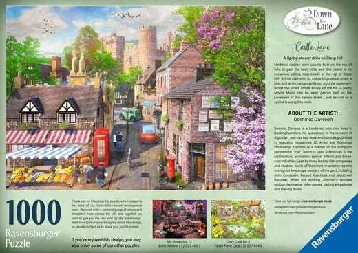 Castle Lane Ravensburger 1000 darabos kirakó puzzle (RA - 12001457) - puzzlegarden