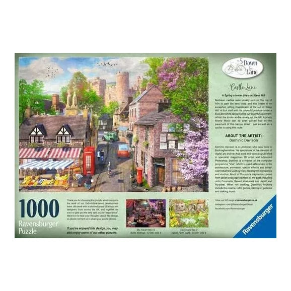 Castle Lane Ravensburger 1000 darabos kirakó puzzle (RA - 12001457) - puzzlegarden