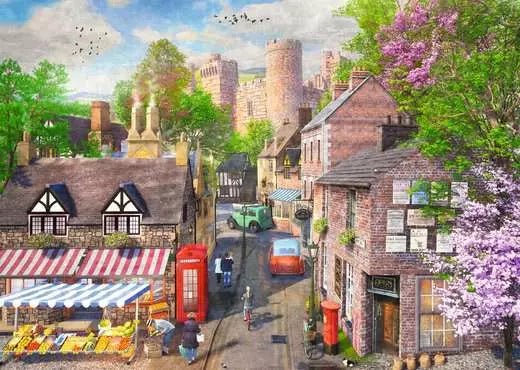 Castle Lane Ravensburger 1000 darabos kirakó puzzle (RA - 12001457) - puzzlegarden