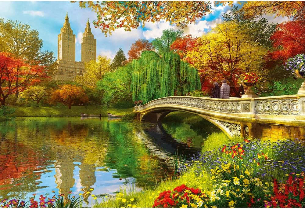 Central Park, Manhattan, New York - Fa kirakó Trefl Wood Craft 500 darabos kirakó puzzle (TR - 20157) - puzzlegarden