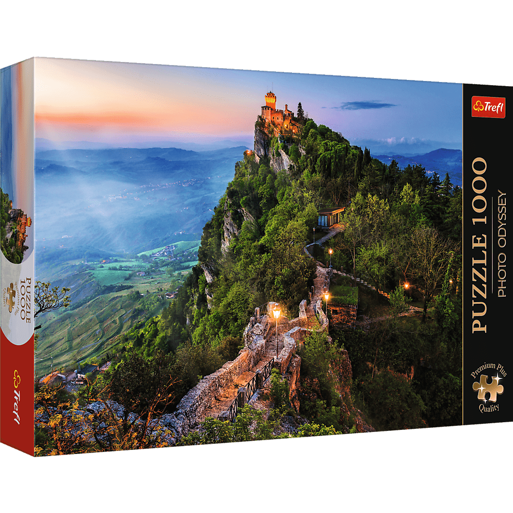 Cesta Torony, San Marino Trefl 1000 darabos kirakó puzzle (TR - 10822) - puzzlegarden