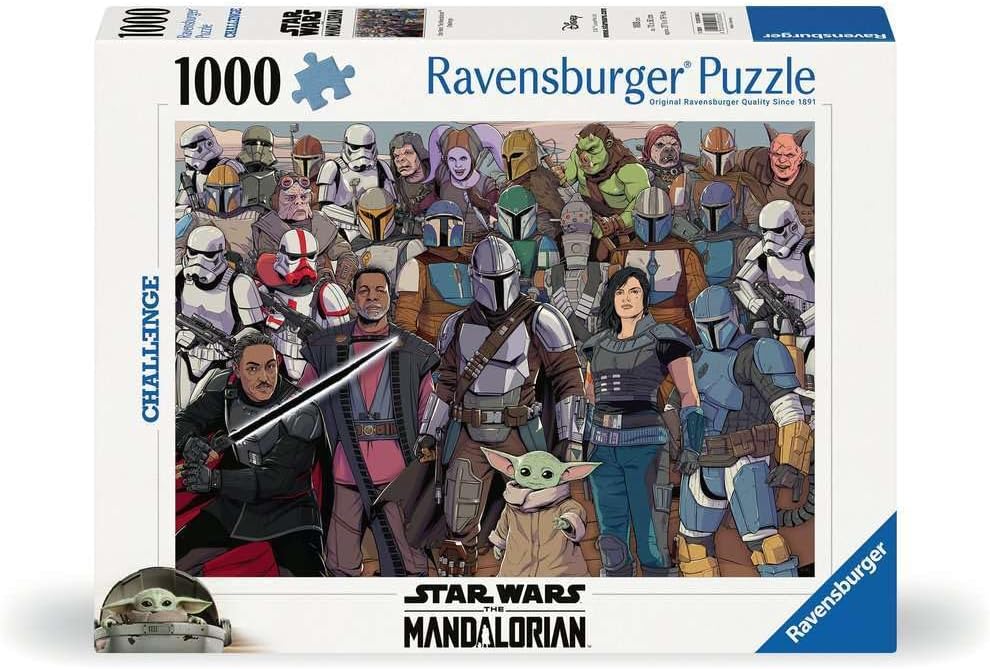 Challenge - A Mandalóri Ravensburger 1000 darabos kirakó puzzle (RA-12000536) - puzzlegarden