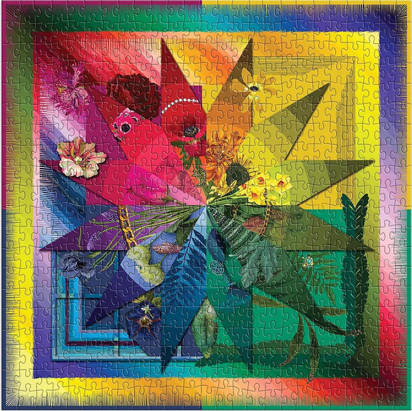 Christian Lacroix - Növény Szivárvány Galison 500 darabos kirakó puzzle (GA - 9780735372252) - puzzlegarden