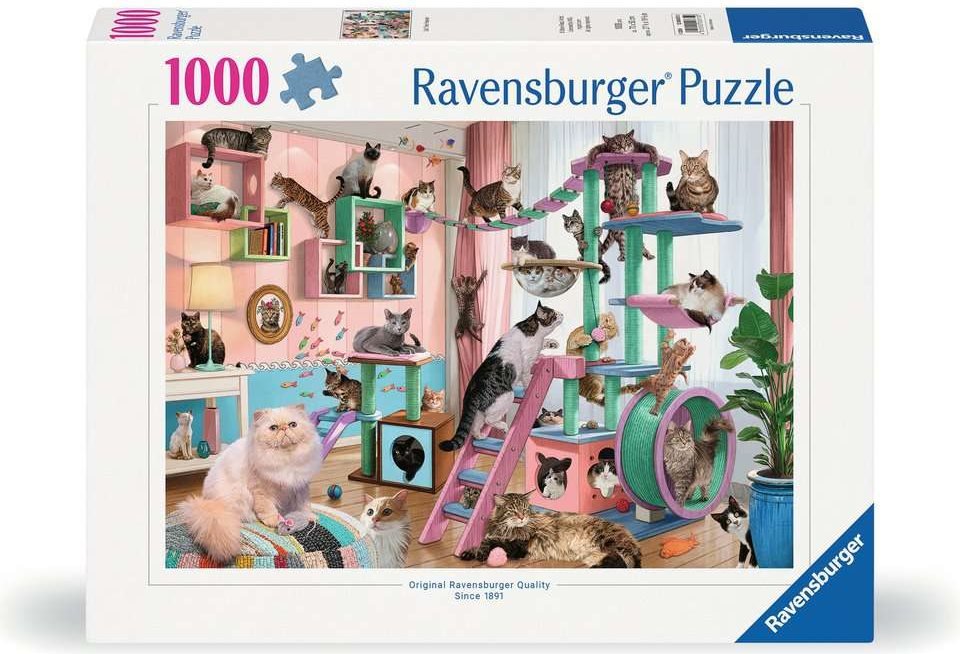 Cica paradicsom Ravensburger 1000 darabos kirakó puzzle (RA - 12000875) - puzzlegarden