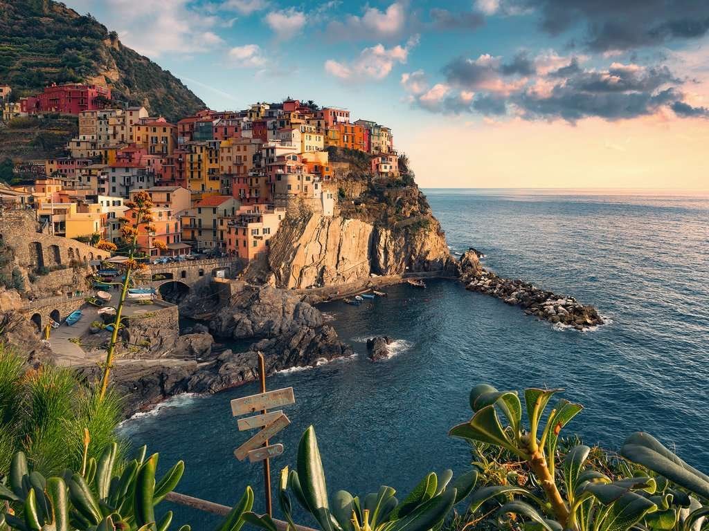 Cinque Terre Kilátás Ravensburger 1500 darabos kirakó puzzle (RA - 12000705) - puzzlegarden